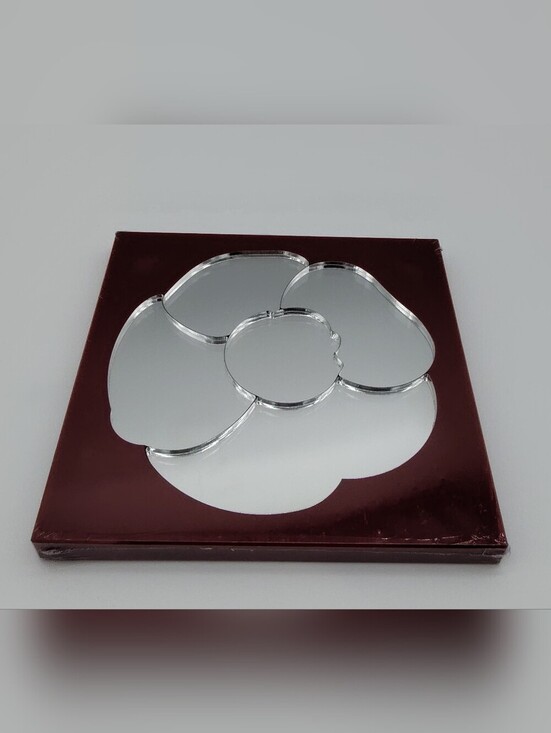 Source Unknown Other - CHANEL N°1 DE CHANEL Camellia Acrylic Display Piece Mirror Made in France RARE